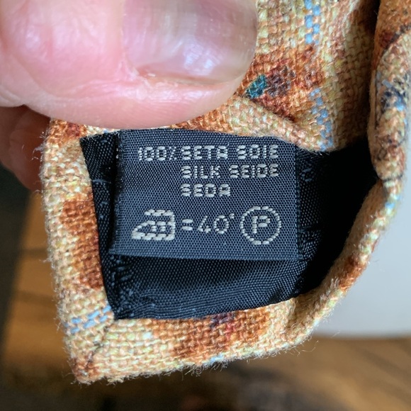 ERMENEGILDO ZEGNA FLORAL WOVEN SILK NECKTIE - Picture 8 of 13